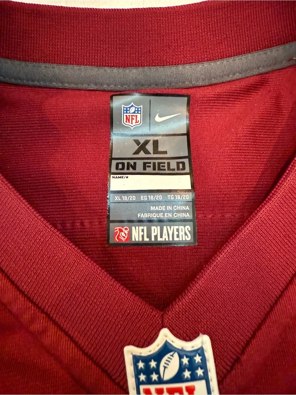 Washington Redskins NFL Nike On Field #10 Griffin III RG3 Youth Boys Jersey XL